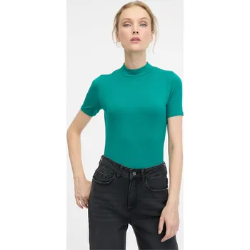 Dámské tričko Zelené dámské tričko s krátkým rukávem ORSAY - Dámské Orsay tyrkysová 3118531