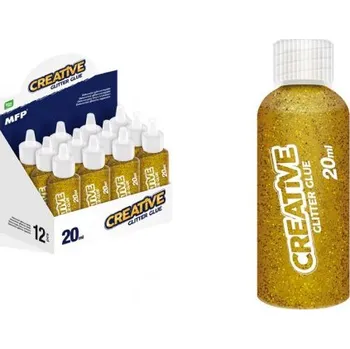 Lepicí páska Lepidlo glitrové 20ml zlaté