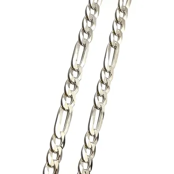 Řetízek Silný stříbrný řetízek - figaro