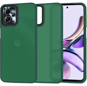 Pouzdro na mobilní telefon Techsuit HaloFrost Series Motorola Moto G13 G23 Midnight Green