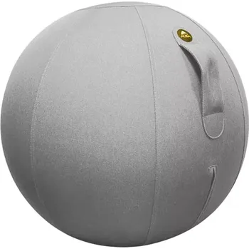 Gymnastický míč Balanční míč ACTIVE Plus pro zdravé sezení, šedá