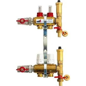 rozdělovač topení KIIPTHERM Profi 4R 2 okruhy, rozdělovač podlahového vytápění