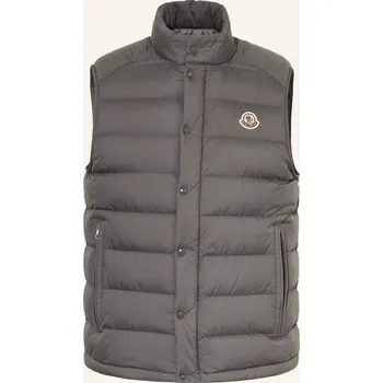 Pánská vesta Moncler Pánská Peří Vesta Barthe, šedá, 50