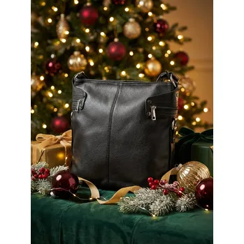 Kabelka Piazza Italia Dámská crossbody kabelka 107-MH - černá