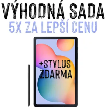 Tablet VÝHODNÁ SADA - 5x Tablet Samsung Galaxy Tab S6 Lite WiFi, šedý, stylus ZDARMA