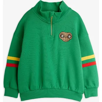 Chlapecká mikina Mikina přes hlavu se stojáčkem E.T. zelená Mini Rodini velikost: 116/122