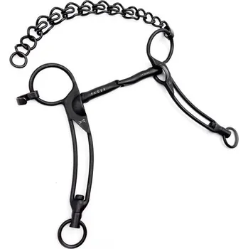 Udidlo pro koně Udidlo islandské jednou lomené Black Julie Fager 11,5 cm