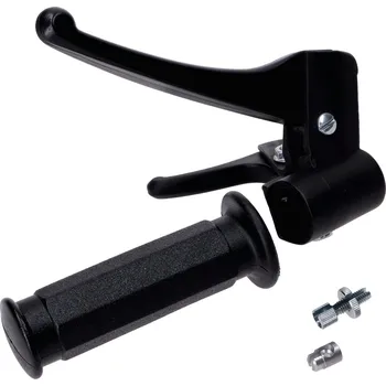 Motodíl Brzdová páčka Domino s držákem, černá, pro Piaggio, Vespa Ciao, Bravo, Si do 1988 MG00000416