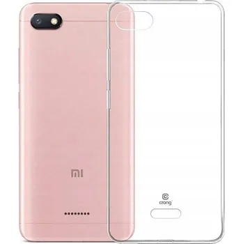 Pouzdro na mobilní telefon Zadní Kryt Crong pro Xiaomi Redmi 6A bezbarvý