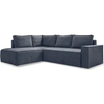 Sedací souprava MID.YOU ROHOVÁ SEDAČKA, textil, tmavě modrá - Sedací soupravy - 001454003615