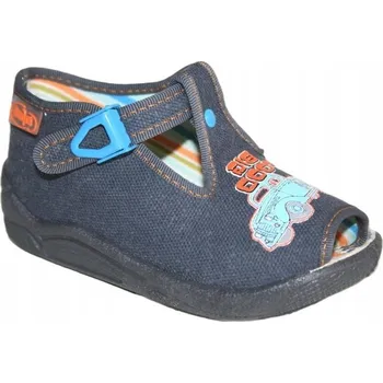 Chlapecké sandály Befado dětské sandály textilní modré velikost 20