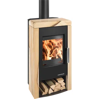 Krbová kamna PINEROLO, černá/Woodstone prestige