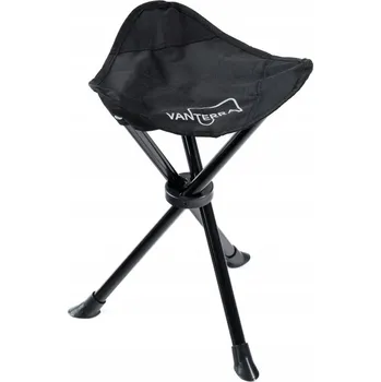 Turistická židle bez opěradla Meteor Lago černá