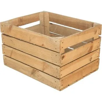 Úložný box Dřevěná bedýnka 50 × 30 × 40 cm