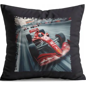Polštář POLŠTÁŘ ČERNÝ DÁREK - FORMULE F1 SPORTOVNÍ ZÁVODY