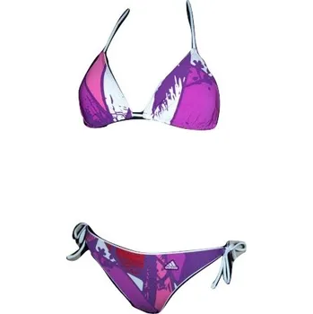 Dámské plavky SET PLAVEK ADIDAS BG TRI BIK BIKINI 34 VRŠEK+SPODEK