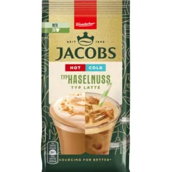 Káva Káva Jacobs Haselnuss Typ Latte Hot Cold Ořechová Teplá a studená 340 g