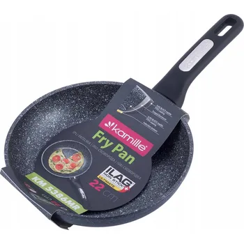 Pánev Tradiční pánev Kamille 22 cm s mramorovým povrchem