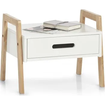 police Dřevěná police Zeller 30 x 32 cm bílá