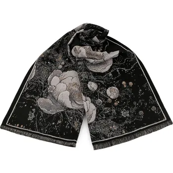 Šála Šátek / šála / pléd typu kašmír 70x185 cm Varianta: 16 černá, Balení: 1 ks