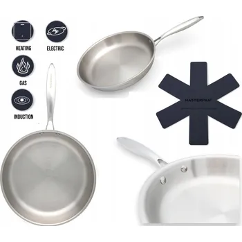 Pánev Tradiční pánev MASTERPAN Pánev NEREZOVÁ OCEL MASTERPAN 28cm 28 cm nerezová ocel