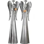 Plechový anděl se srdíčkem 115 cm…