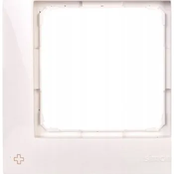 vypínač Rámeček jednoduchý Kontakt-simon bílý