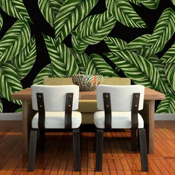 Tapeta Sablio Tapeta Abstrakce listů - 125x75 cm