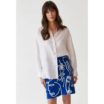 Dámská košile Tatuum DÁMSKÁ LNĚNÁ KOŠILE S DLOUHÝM RUKÁVEM - LAWENDA 2