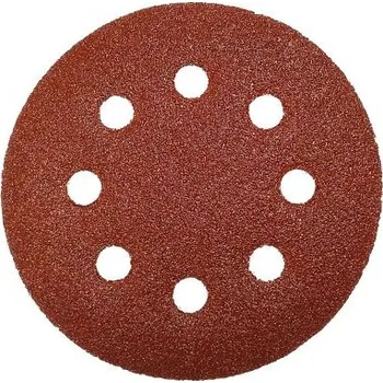 Brusný papír Výsek brusný (suchý zip) děrovaný, průměr 115mm/P 80