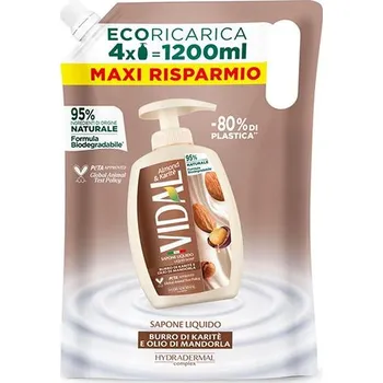 Mýdlo Vidal Burro di Karité e Olio di Mandorla hydratační tekuté mýdlo 1200 ml