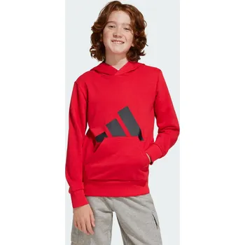 Dámská mikina ADIDAS Dětská mikina Essentials 7 LET ČERNÁ|ČERVENÁ