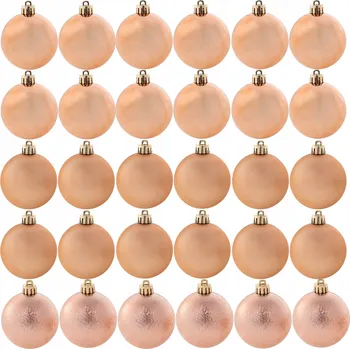 Vánoční dekorace VÁNOČNÍ BAŇKY NEROZBITNÁ VÁNOČNÍ KOULE NA VÁNOČNÍ STROMEČEK VÁNOČNÍ SADA 30x