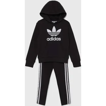 Dětská souprava adidas Originals HOODIE LEG SET IY2439 černá 99X, vel. 104