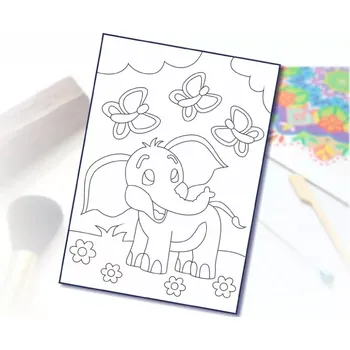 Šablona na pískování sloník A5