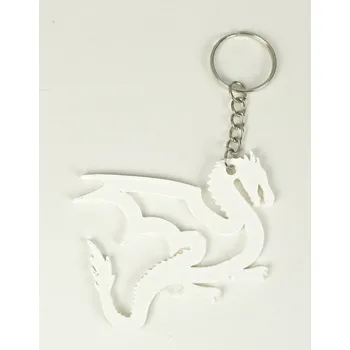 UNI Přívěsek na klíček dráček Barva: bílá