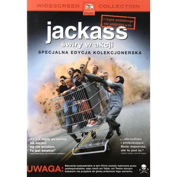 JACKASS ŚWIRY W AKCJI DVD LEBELL KNOXVILLE DVD disk