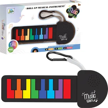Hudební nástroj pro děti SKLÁDACÍ PIANO, ELEKTRONICKÁ KYTARA nebo BICÍ PRO DĚTI ROLL UP – výběr