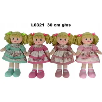 Panenka PLYŠOVÁ PANENKA S HLASEM 30CM L0321 1 KS . MIX