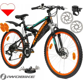 Horské kolo Horské kolo MTB iWobike Blaze, rám 17,5 palce, kolo 26", černé