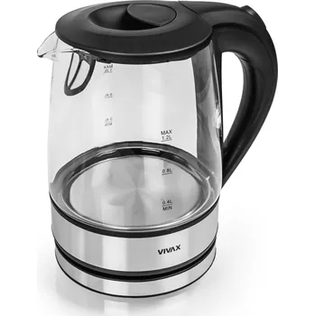 Rychlovarná konvice Rychlovarná konvice Vivax WH-120G 1630 W 1,2 l stříbrná/šedá