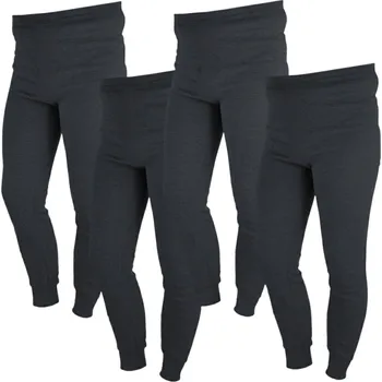 Dámské oblečení 4 ks Chlapecké zateplené legíny/spodky, bavlněné, velikost 134