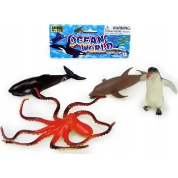 Figurka Mořská zvířata 4ks v sáčku P0204/04A