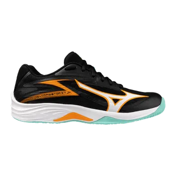 Dívčí obuv MIZUNO LIGHTNING STAR Z7 Jr / Black / Tangelo / Ice Green 2,5 UK - 2,5 UK - 34,5 EUR - 21,5 cm