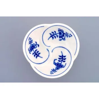 Jednorázové nádobí Cibulák miska trojlístek 7cm originální český porcelán Dubí 2. jakost