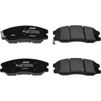 Brzdová destička Sada brzdových destiček, kotoučová brzda JURID 572570J