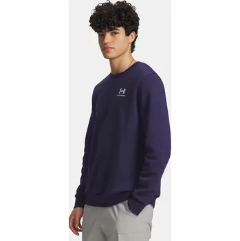 Pánská mikina Under Armour Pánská mikina UA Essential Fleece Crew - Pánské Under Armour modrá 2890055