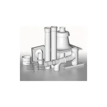 Komín komínová sada BRILON koaxiální DN80/125 s flexi trubkou