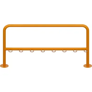 stojan na kolo Stojan na koloběžky RIDE, 8 míst, oranžová