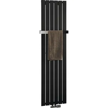 Radiátor Radiátor Sapho 910 W černý 450 x 1800 mm